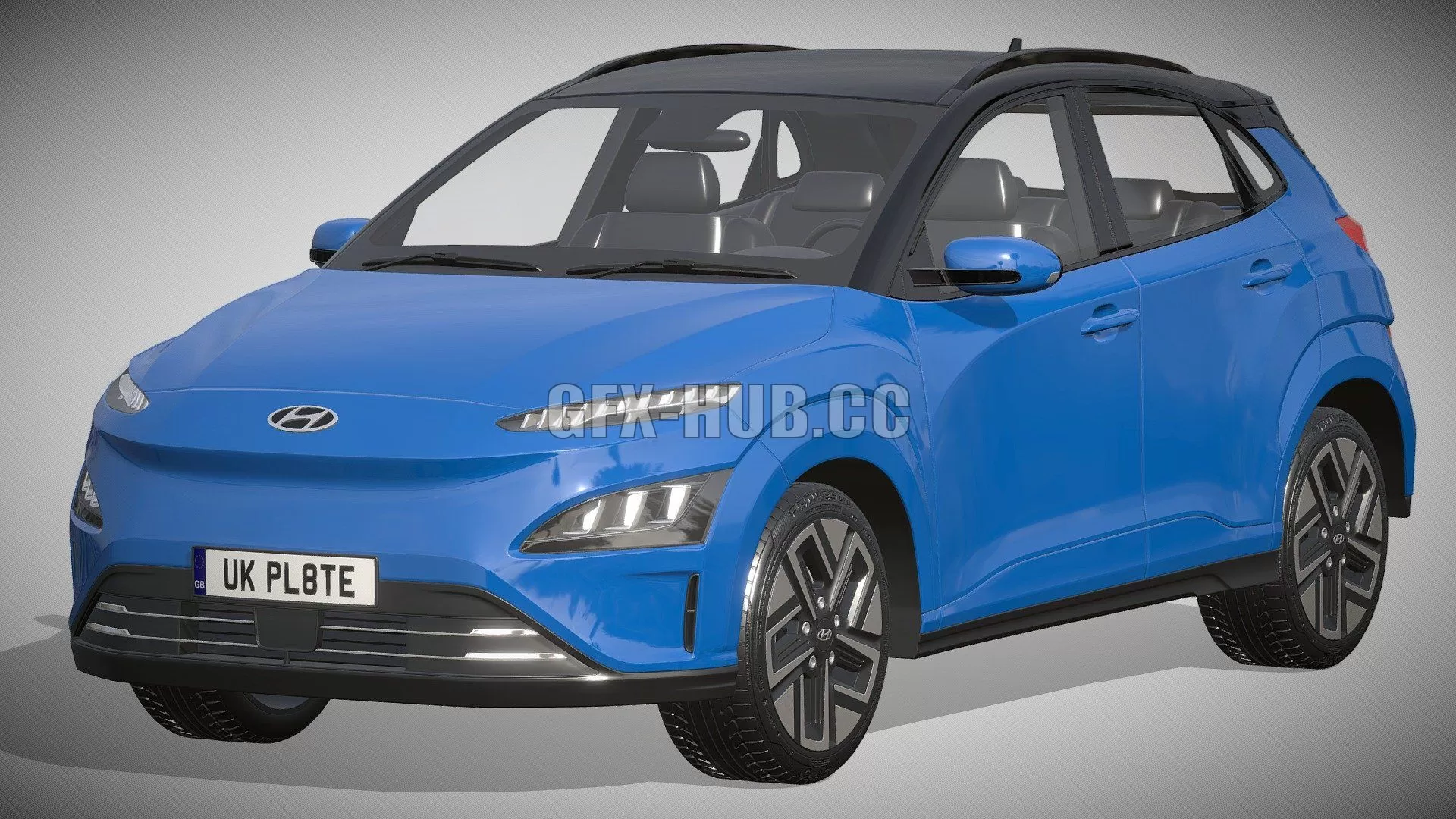 CAR – Hyundai KONA electric 2022 3D Model