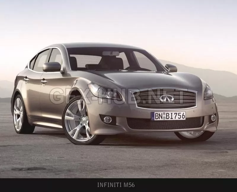 CAR – Infiniti M56 5.6 AT Sport 3D Model