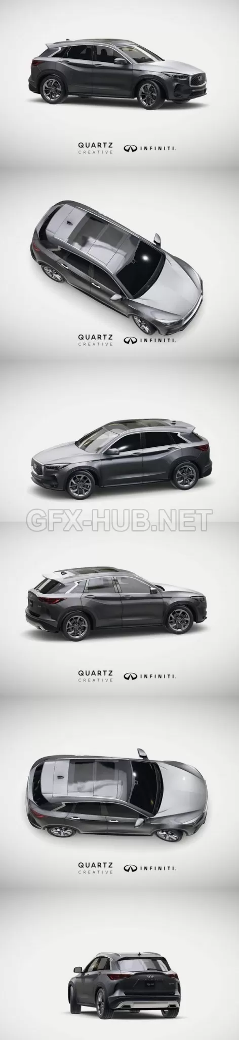 CAR – Infiniti QX50 2019 QUARTZ  3D Model