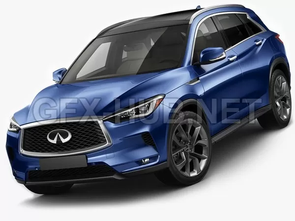 CAR – Infiniti QX50 2019 3D Model