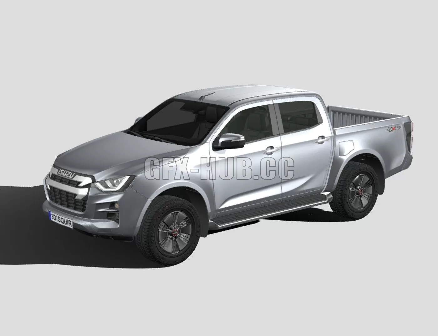 CAR – Isuzu D-max 2020 3D Model