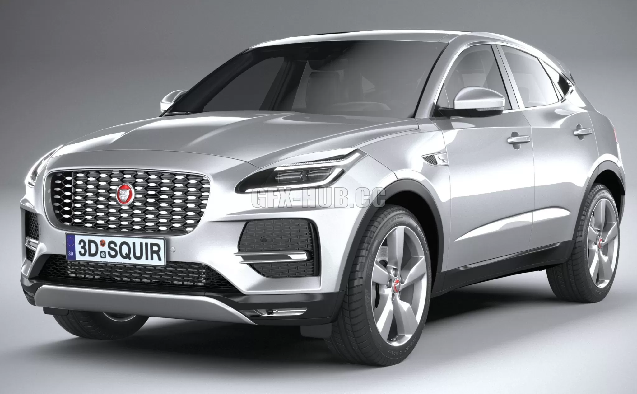 CAR – Jaguar E-Pace Regular 2021 3D Model