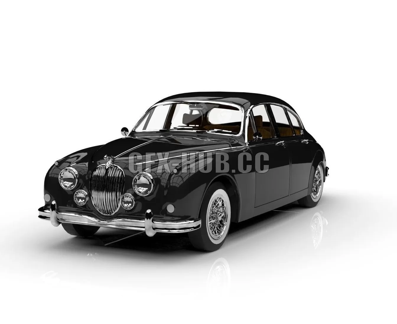 CAR – Jaguar MK2 -1962 3D Model CAR – Jaguar MK2 -1962 3D Model
