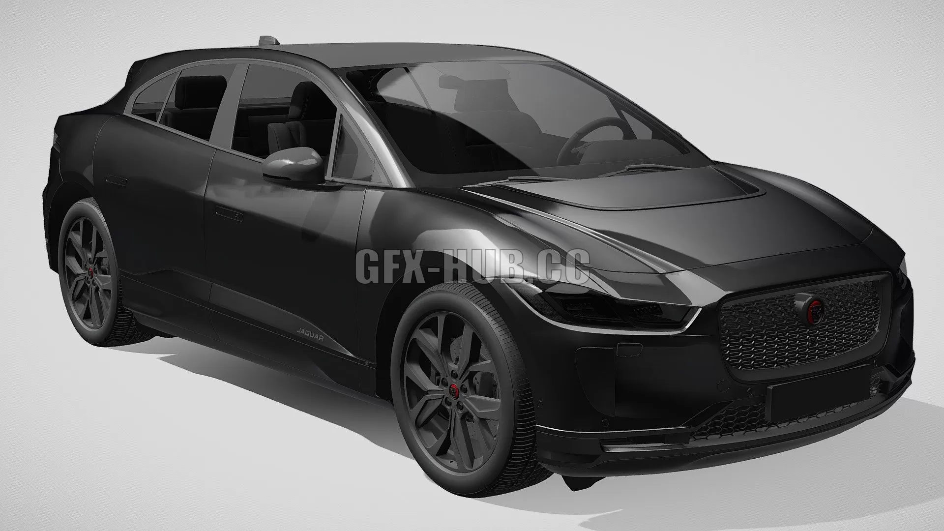 CAR – Jaguar Pace Black 2021 3D Model CAR – Jaguar Pace Black 2021 3D Model