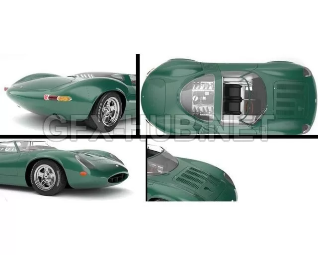 CAR – Jaguar XJ13 3D Model CAR – Jaguar XJ13 3D Model
