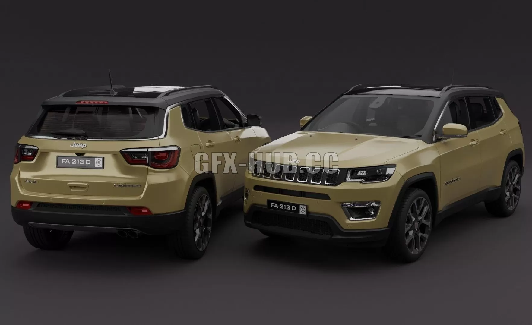 CAR – Jeep Compass 3D Model CAR – Jeep Compass 3D Model