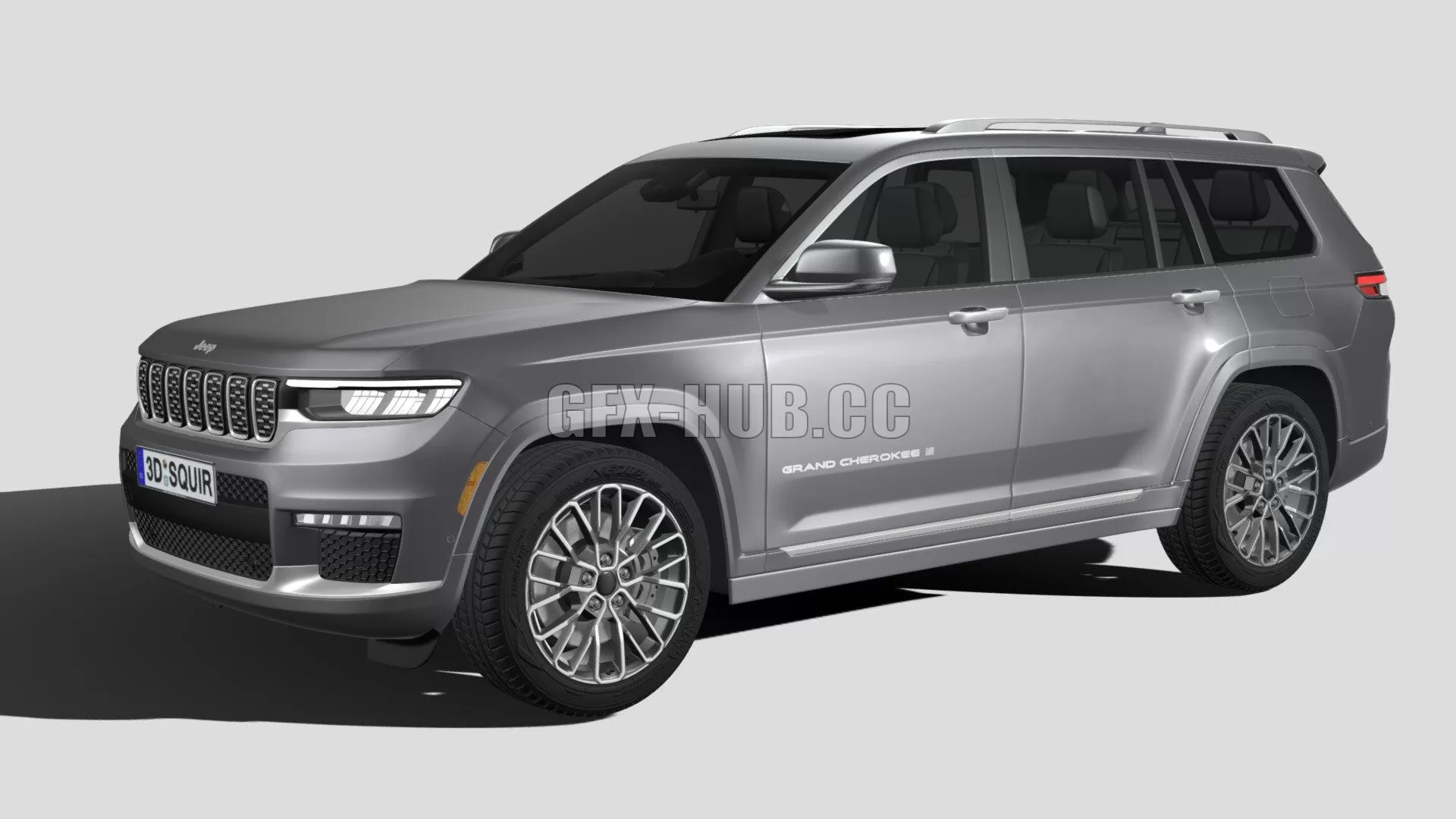CAR – Jeep Grand Cherokee L 2021 3D Model CAR – Jeep Grand Cherokee L 2021 3D Model