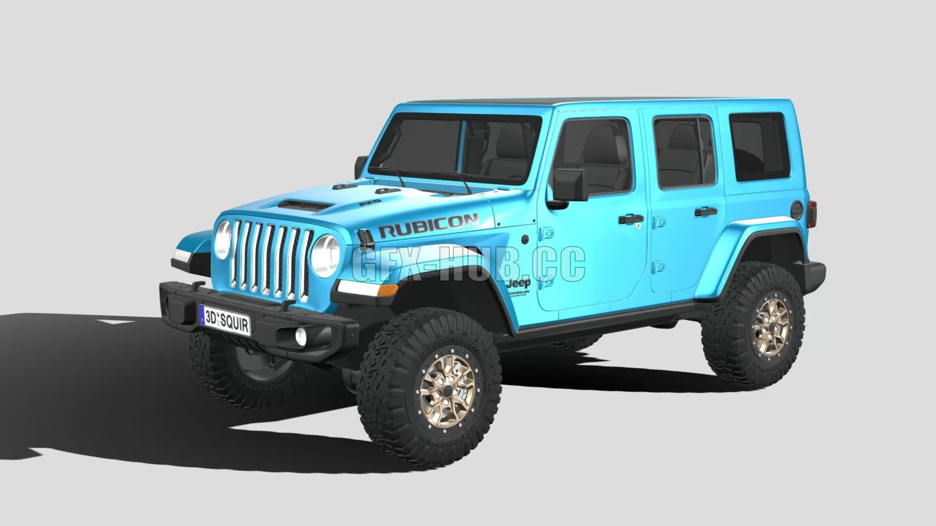 CAR – Jeep Wrangler Rubicon 392 2021 3D Model CAR – Jeep Wrangler Rubicon 392 2021 3D Model