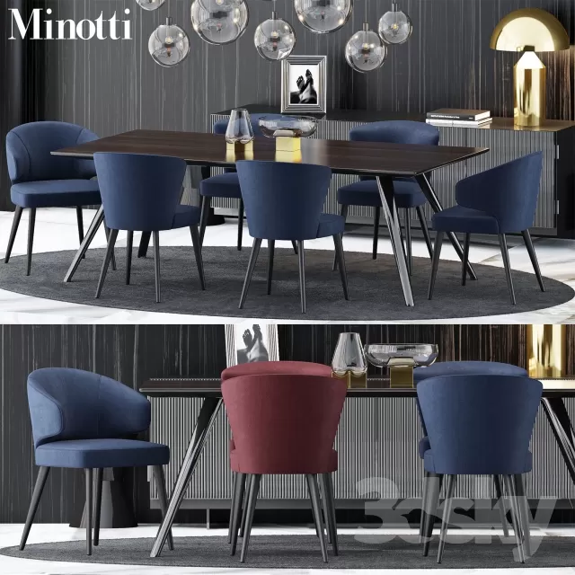 3DSKYMODEL – Dining Table sets – 4370