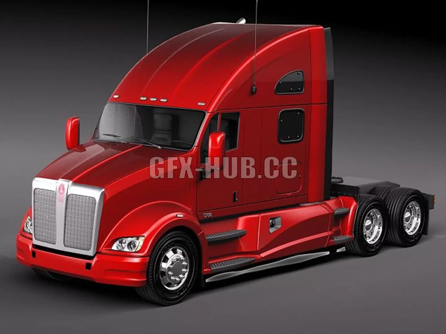 CAR – Kenworth T700 2010 3D Model CAR – Kenworth T700 2010 3D Model