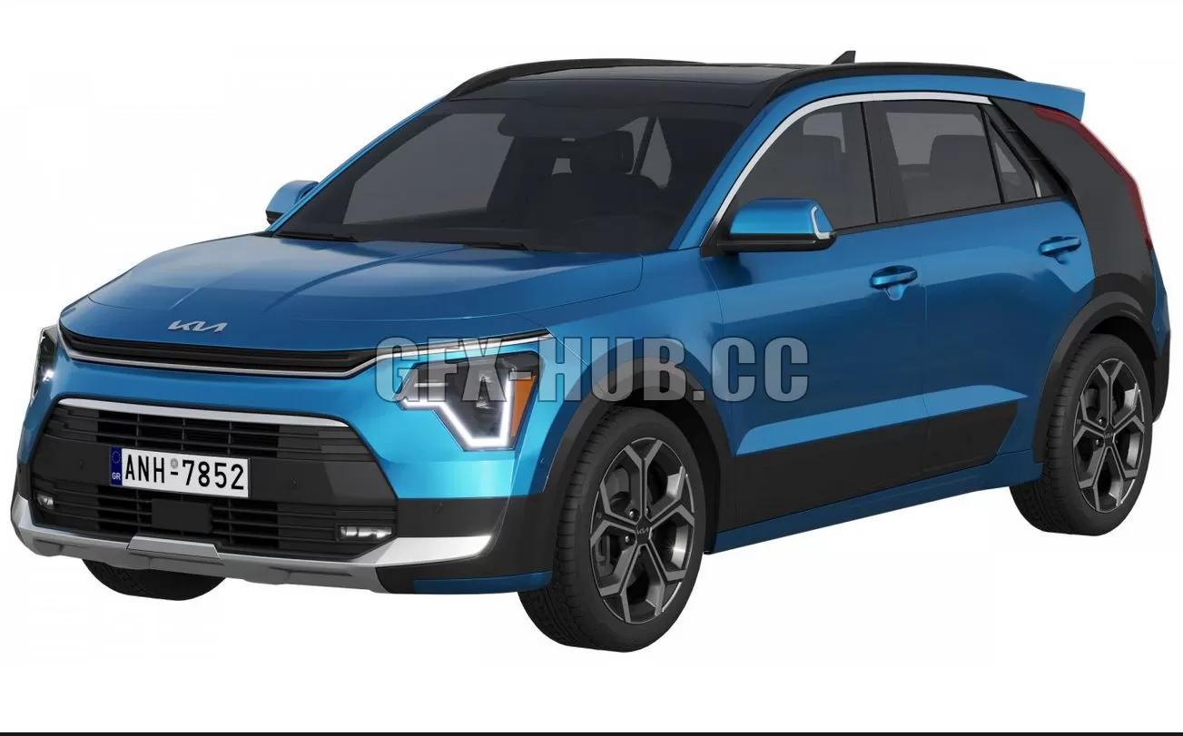 CAR – Kia Niro 2023 3D Model CAR – Kia Niro 2023 3D Model