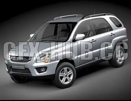 CAR – Kia Sportage 2009 3D Model CAR – Kia Sportage 2009 3D Model