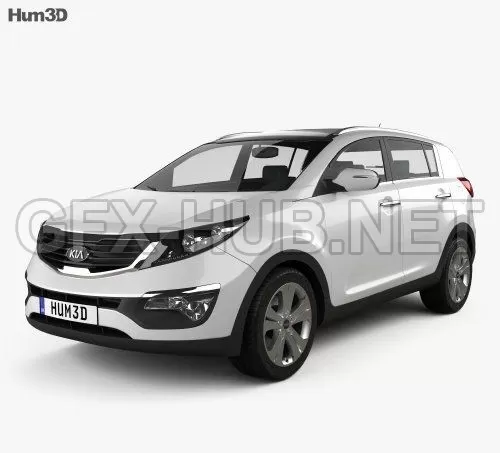CAR – Kia Sportage 2011 3D Model CAR – Kia Sportage 2011 3D Model