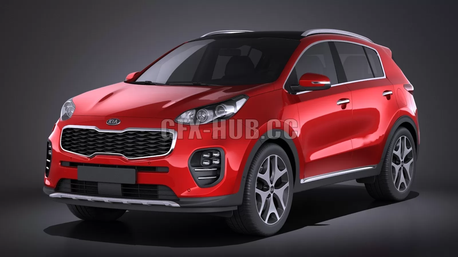 CAR – KIA Sportage 2017 3D Model CAR – KIA Sportage 2017 3D Model