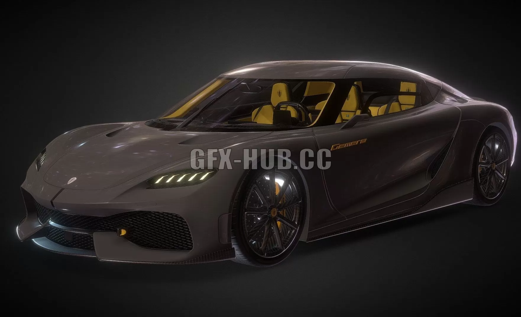 CAR – Koenigsegg Gemera 2021 3D Model CAR – Koenigsegg Gemera 2021 3D Model