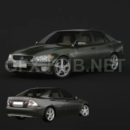 CAR – Lexus IS 3D Model