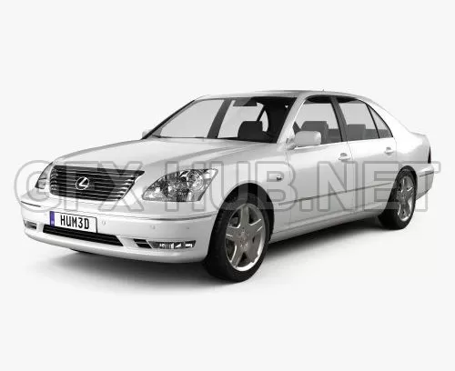 CAR – Lexus LS (XF30) 2003  3D Model