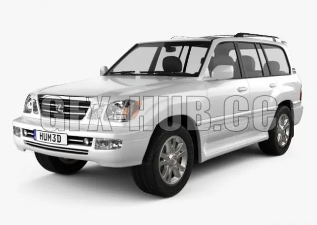 CAR – Lexus LX 2003 3D Model