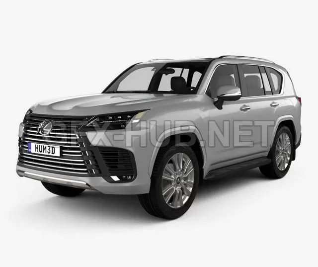 CAR – Lexus LX 600 2022 3D Model