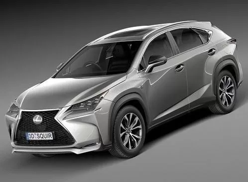CAR – Lexus NX 200t 2015 3D Model