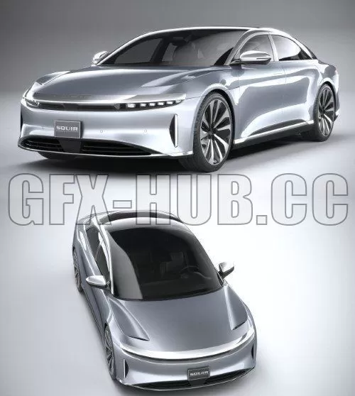 CAR – Lucid Air 2021 3D Model