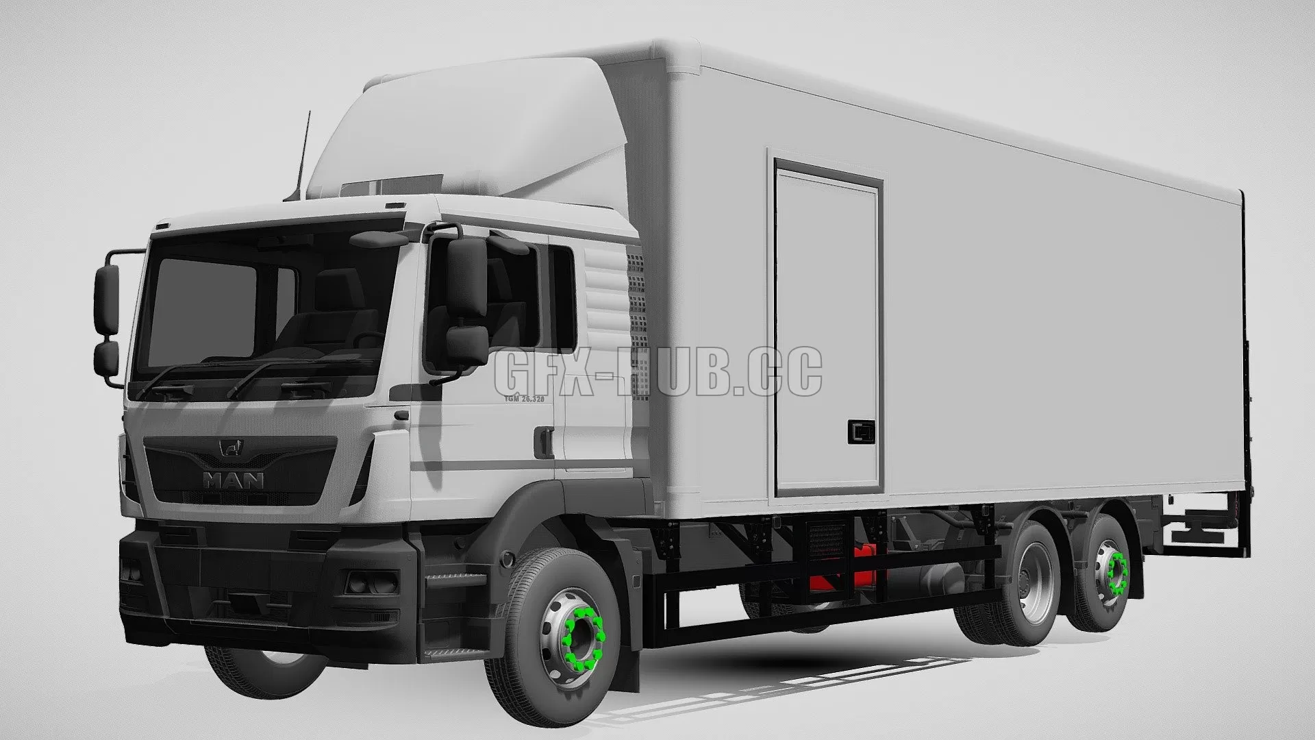 CAR – MAN TGM Box Rigid 2019 3D Model