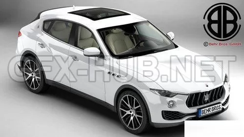 CAR – Maserati Levante 2017 3D 3D Model