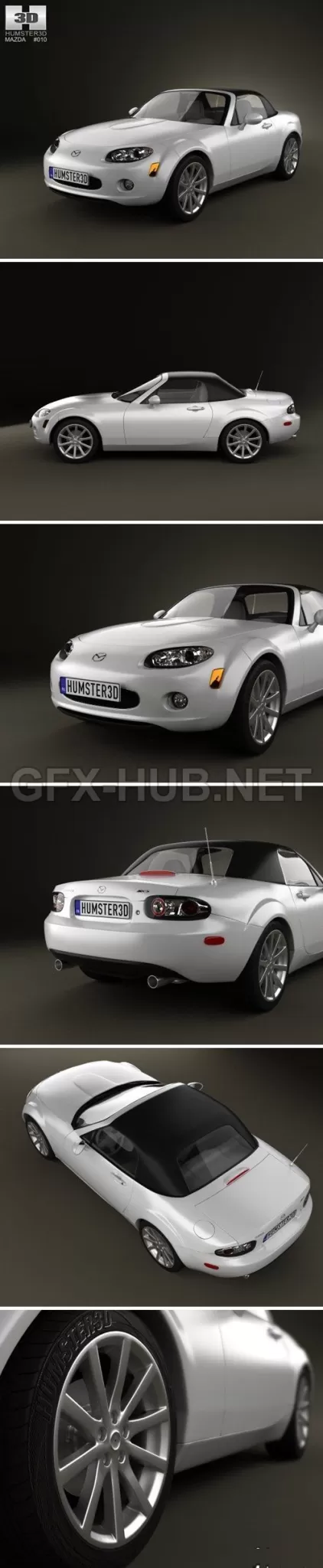 CAR – Mazda MX-5 2009  3D Model