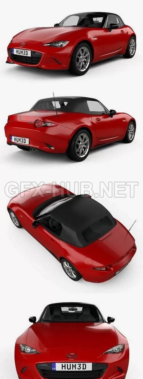 CAR – Mazda MX-5 2015 3D Model