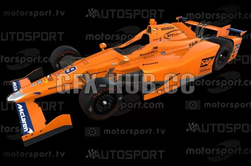 CAR – Mclaren Honda Andretti 3D Model