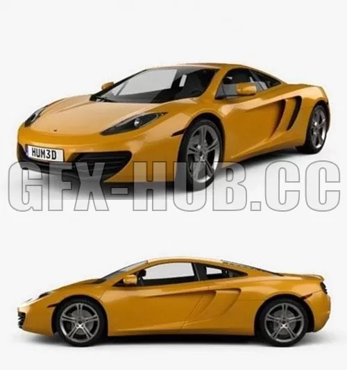 CAR – McLaren MP4-12C 2011 3D Model