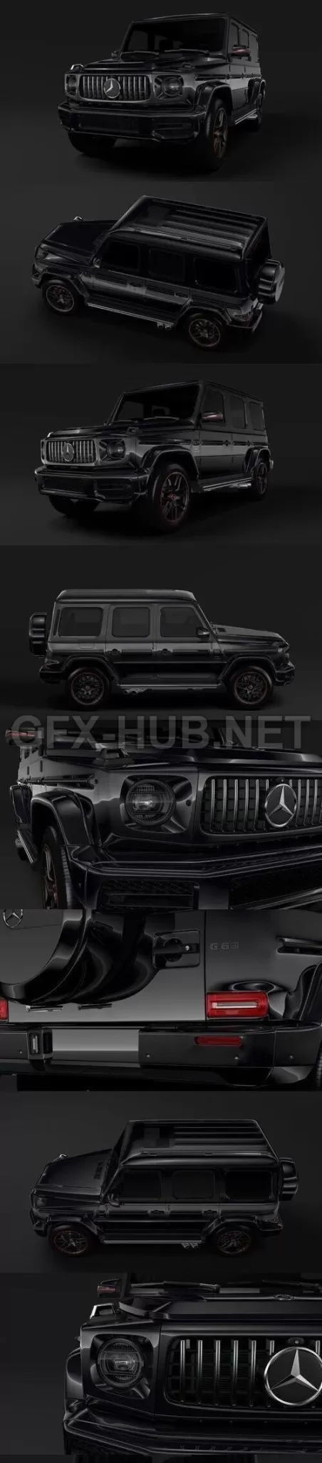 CAR – Mercedes AMG G 63 Edition 1 W464 2020  3D Model