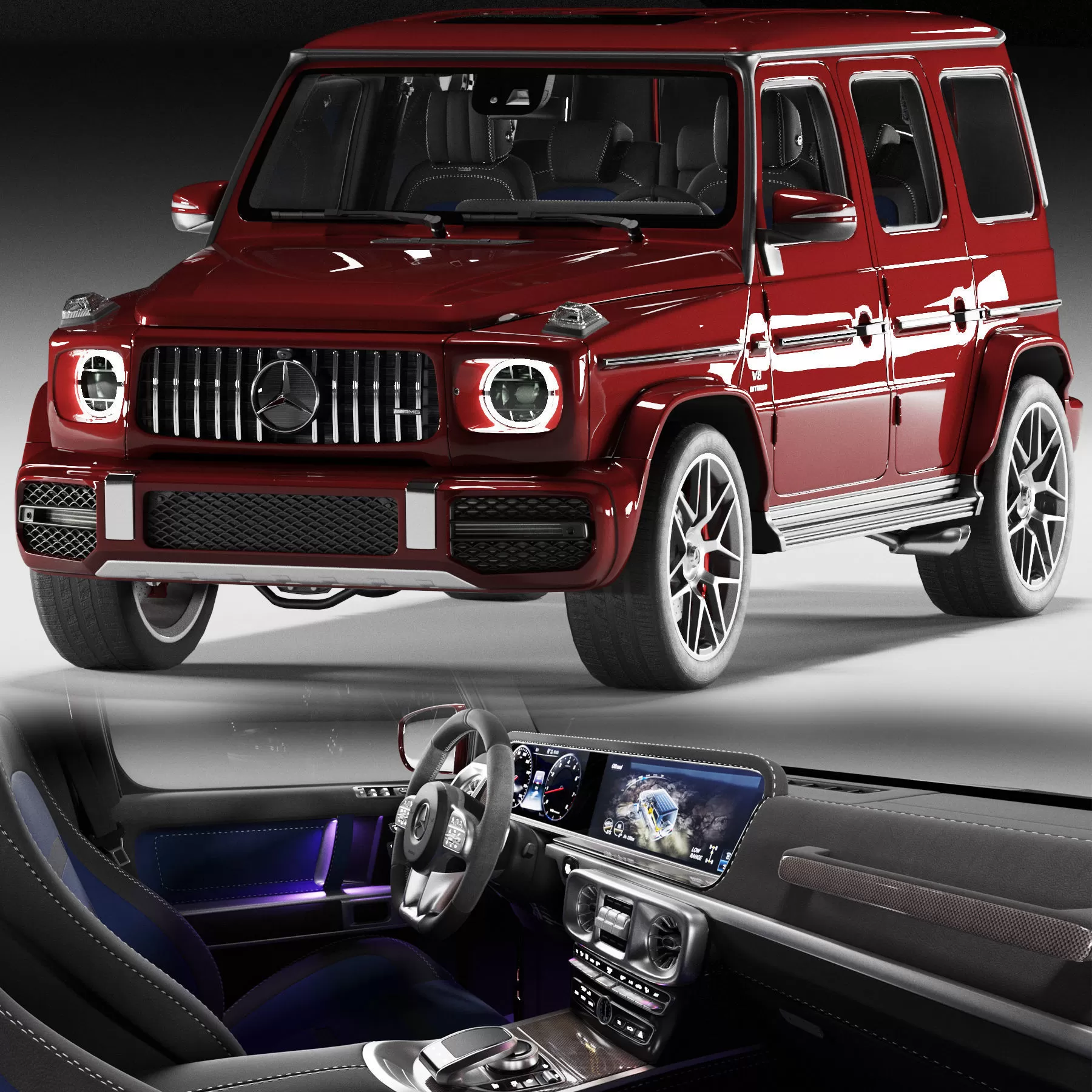 CAR – Mercedes Benz G63 AMG 3D Model