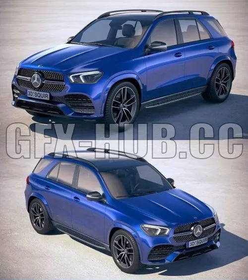 CAR – Mercedes Benz GLE AMG 2020 3D Model