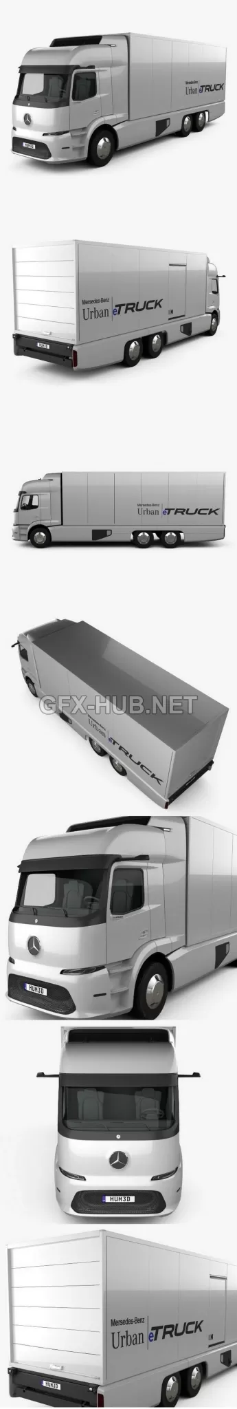CAR – Mercedes Urban eTruck  3D Model