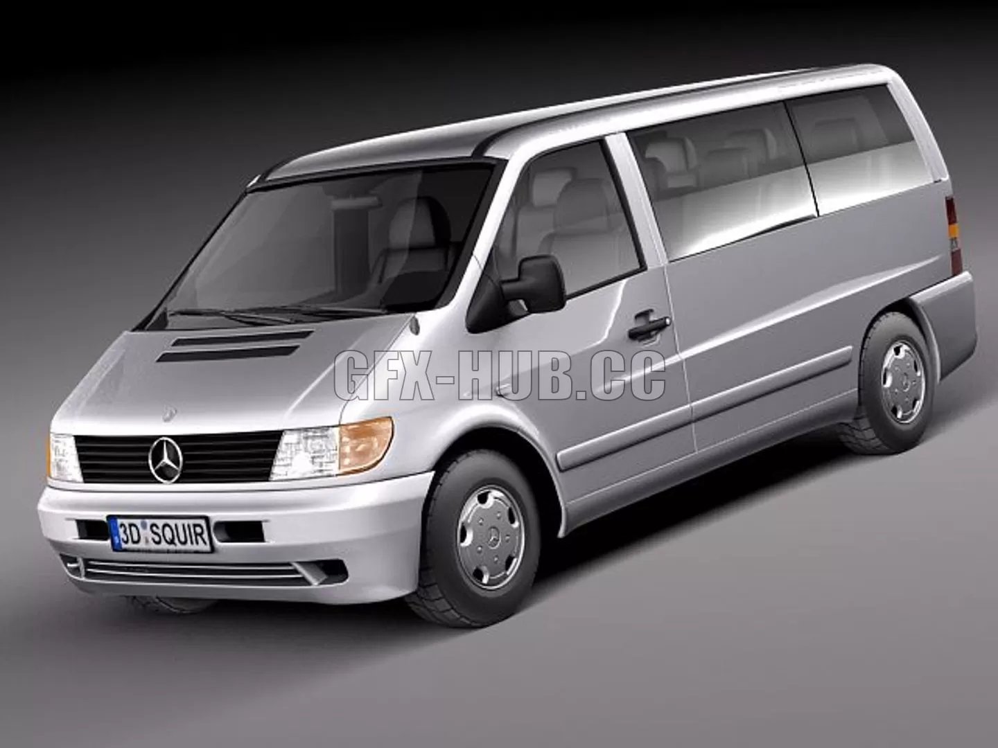 CAR – Mercedes Vito 1995-2000 3D Model