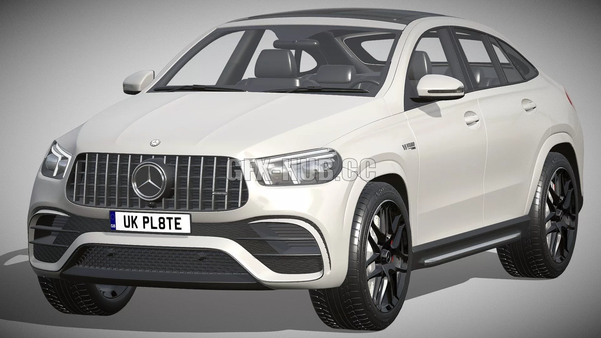 CAR – Mercedes-Benz AMG GLE 63 Coupe 2021 3D Model