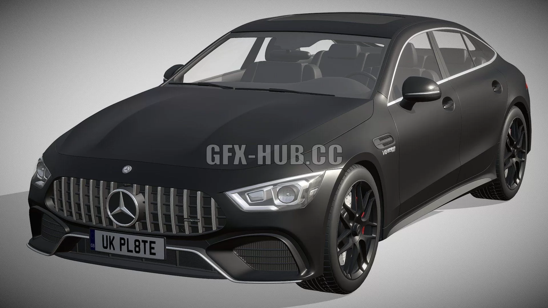 CAR – Mercedes-Benz AMG GT 63 4-door Coupe 3D Model