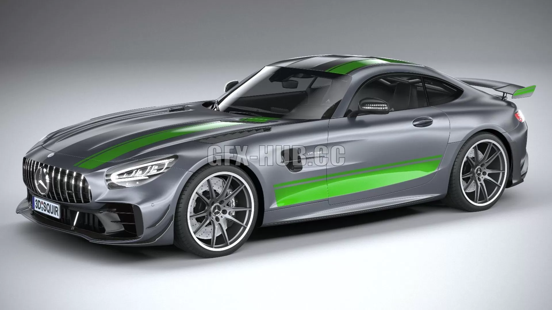 CAR – Mercedes-Benz AMG GT-R PRO 2020 3D Model
