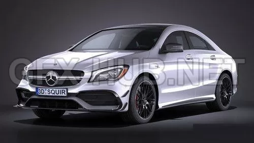 CAR – Mercedes-Benz CLA45 AMG 2017  3D Model