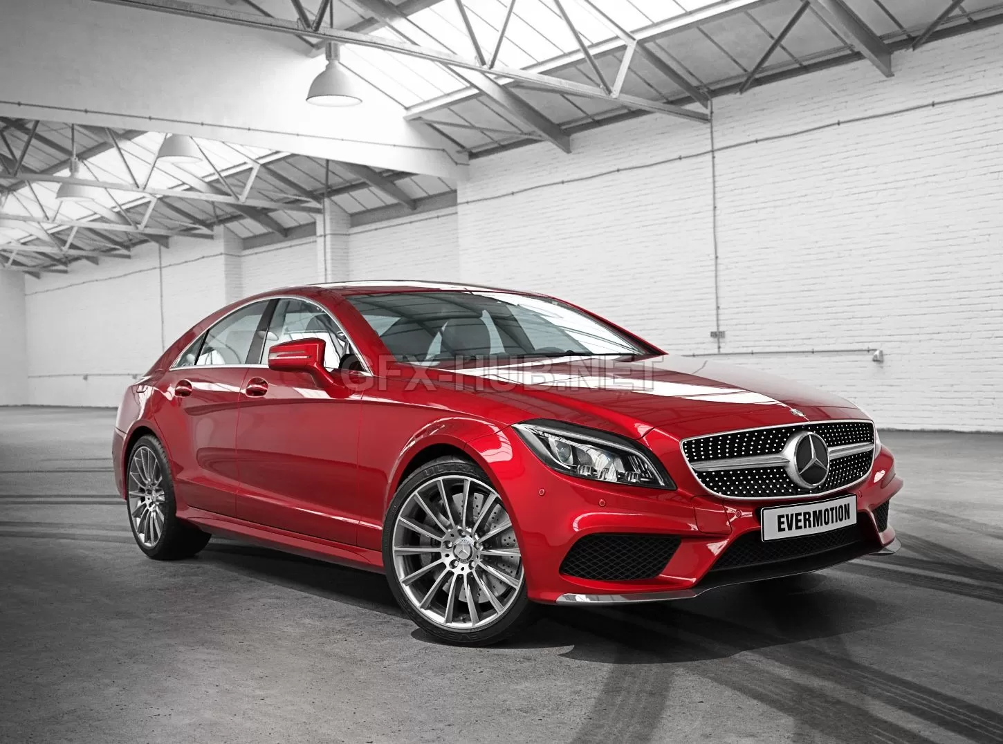 CAR – Mercedes-Benz CLS 500 3D Model