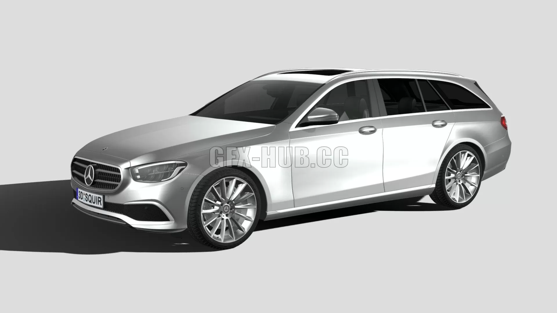CAR – Mercedes-Benz E-Class Estate basic 2021 3D Model