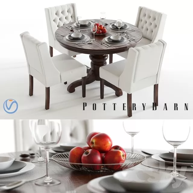 3DSKYMODEL – Dining Table sets – 4395