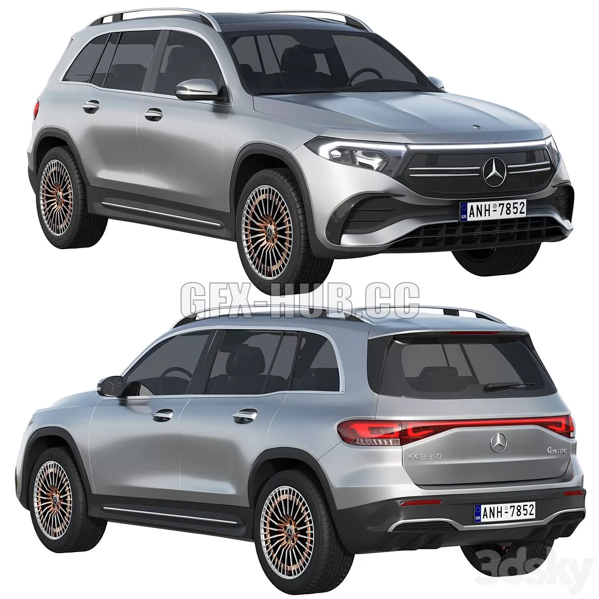 CAR – Mercedes-Benz EQB 3D Model