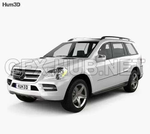 CAR – Mercedes-Benz GL-Class 2010  3D Model