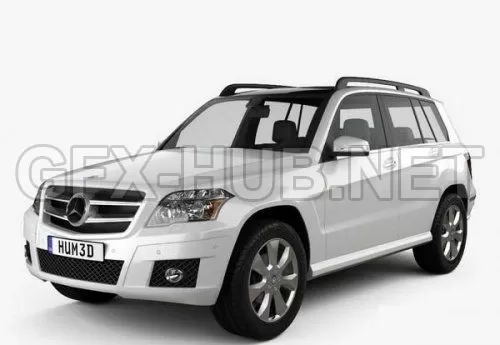 CAR – Mercedes-Benz GLK-Class 2010  3D Model