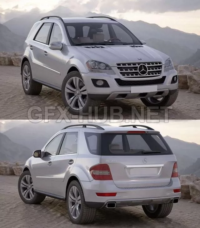 CAR – Mercedes-Benz ML 500 3D Model