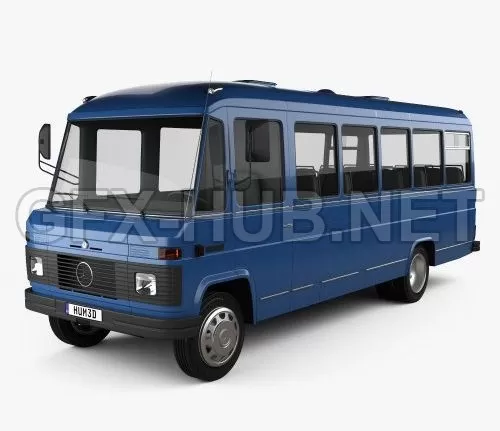 CAR – Mercedes-Benz O-309 1979 3D Model