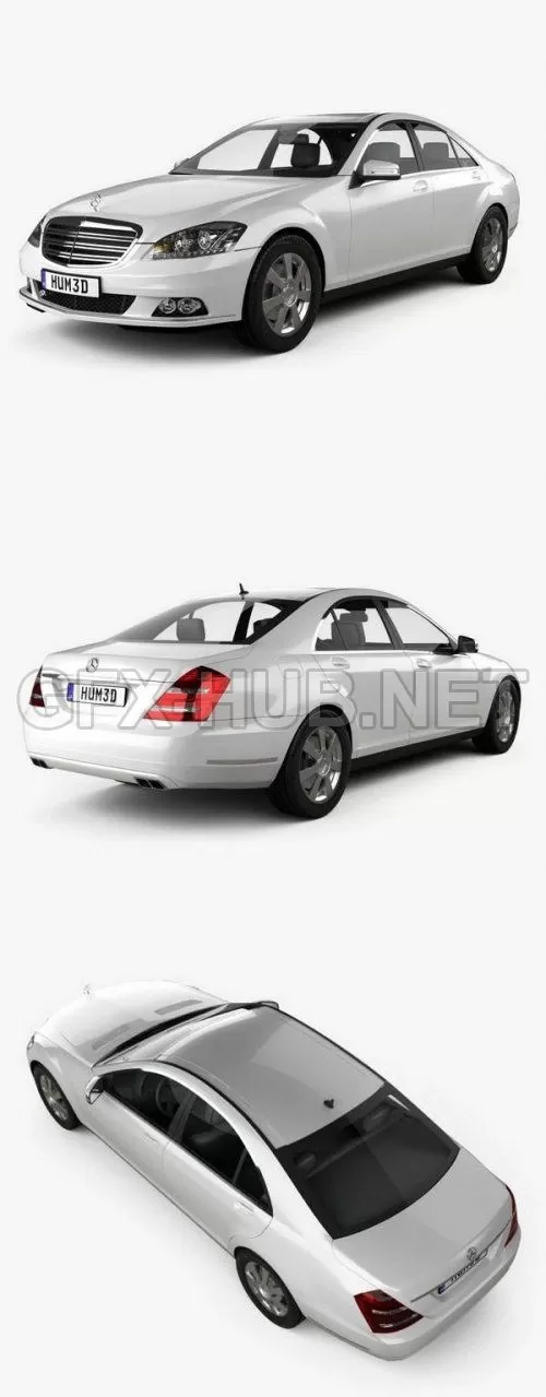 CAR – Mercedes-Benz S-Class 2010  3D Model
