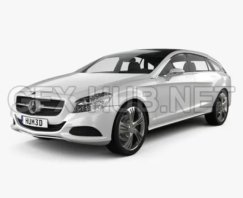 CAR – Mercedes-Benz Shooting Break concept 2011  3D Model